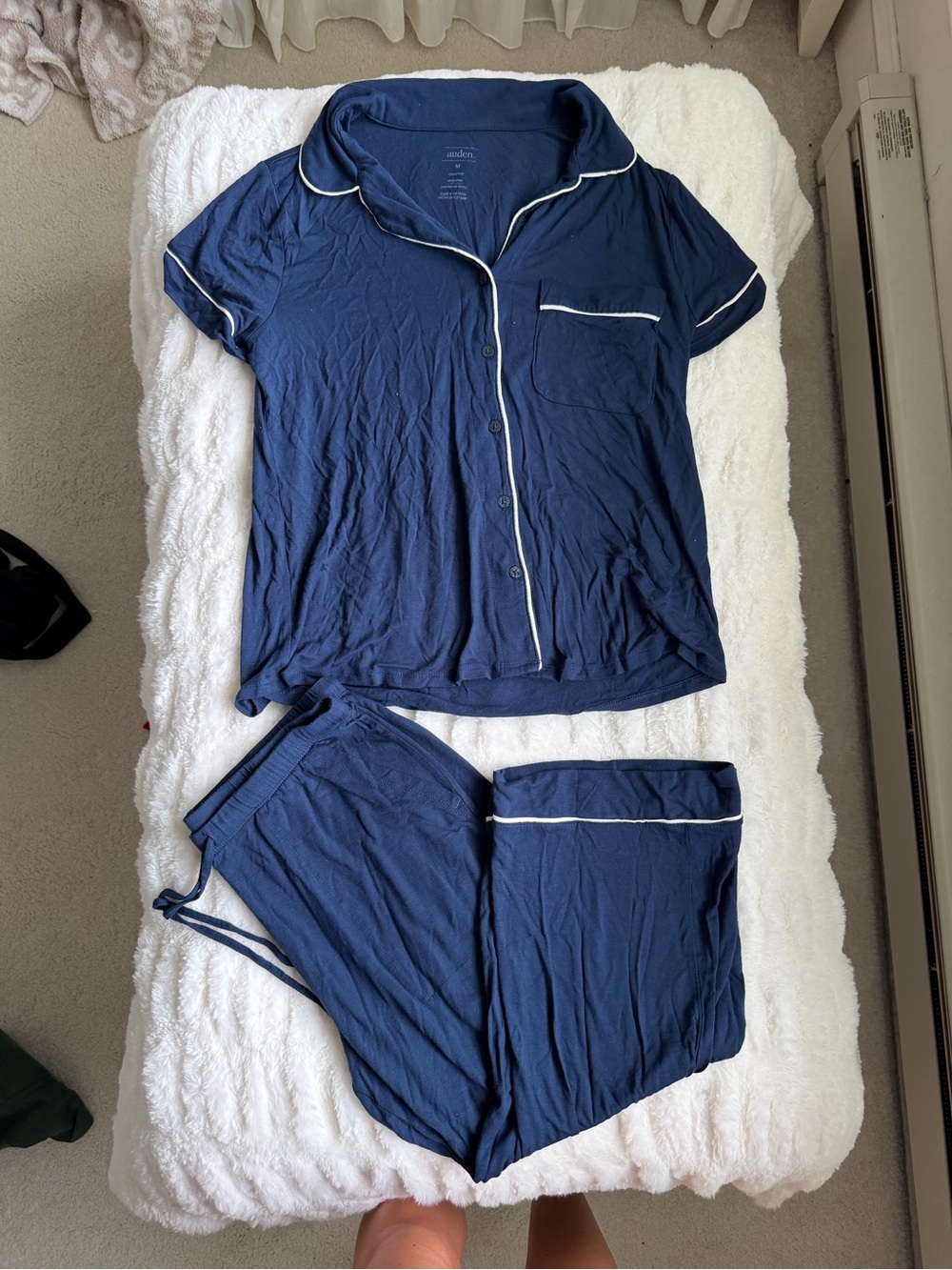 Auden by Target Navy Pajama Set Size M